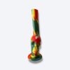 Bong de Silicone Caveira – Colorido, Resistente e Portátil com Piteira Metálica - Image 2
