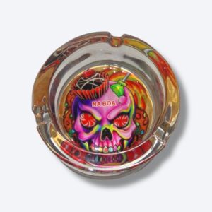 Cinzeiro de Vidro Na Boa Skull CupCake