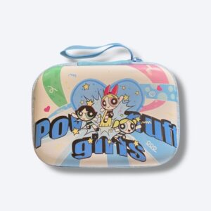 Case Bag Média Meninas Super Poderosas Azul