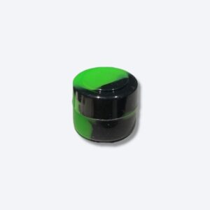 Potinho de Silicone Verde e Preto 2ml