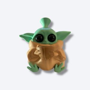 Bong de Silicone Baby Yoda