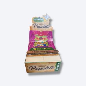 Seda Papelito  Brown King Size C/ Piteira e C/ Bandeja