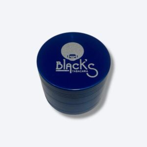 Dichavador de Metal Black's Tabacaria Azul 50mm C/ 4 Compartimentos