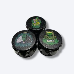 Dichavador Alien de Plástico com 3 Compartimentos