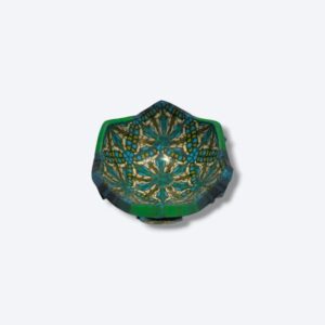 Cuia de Cerâmica Plástica Pequena Verde